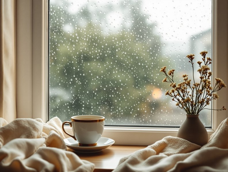 雨天的窗边，适合想一些温柔的事 - 第七影院心情随笔栏目封面图